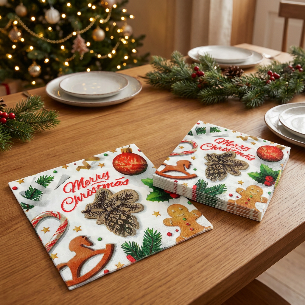Paquete de Servilletas Christmas Joy