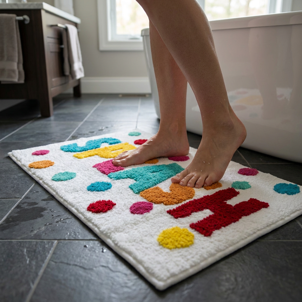 Alfombra de Baño Splash 50x80 cm