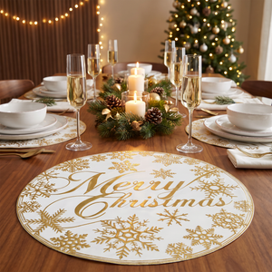 Individual Merry Christmas Gold