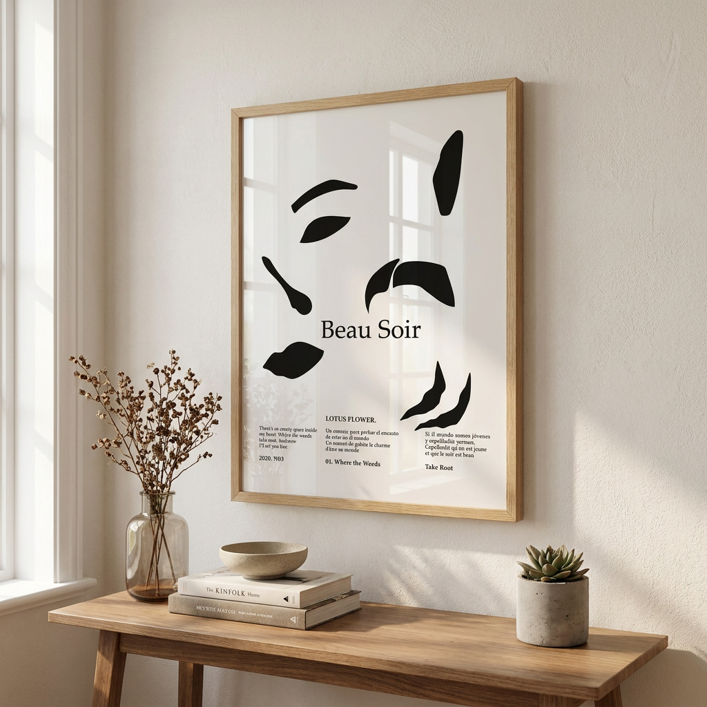 Cuadro Beau Soir 50 x 70 cm