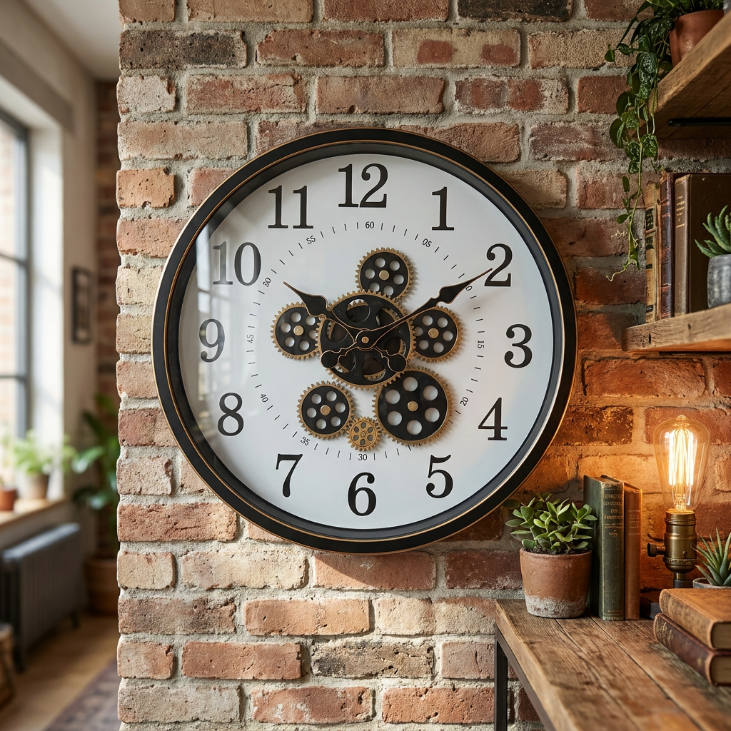 Reloj Engranajes Steampunk 37 cm