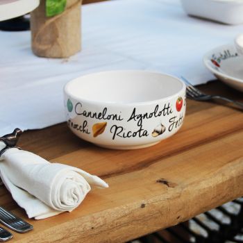 Bowl Deco Letras Pasta